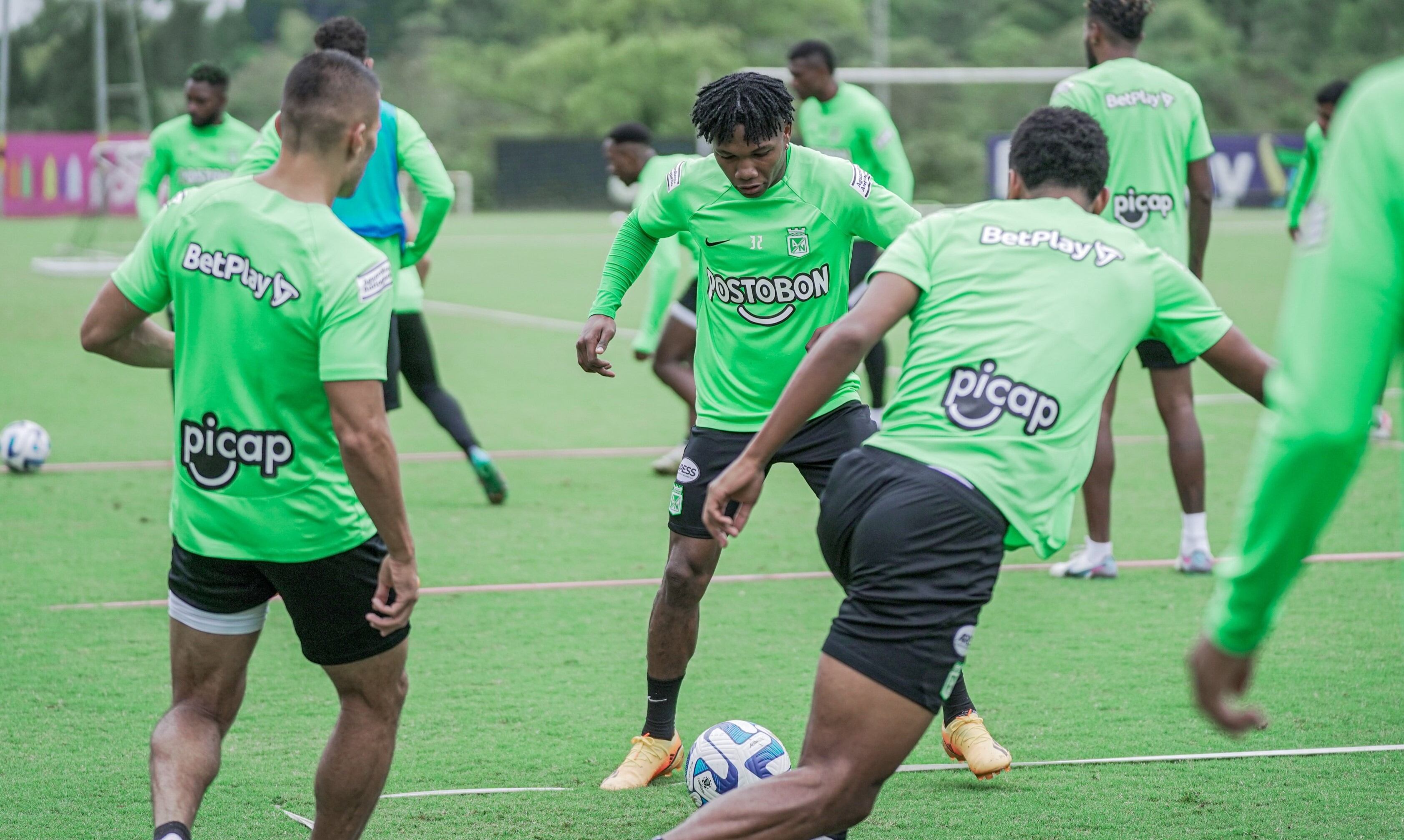 Entrenamiento de Atlético Nacional
