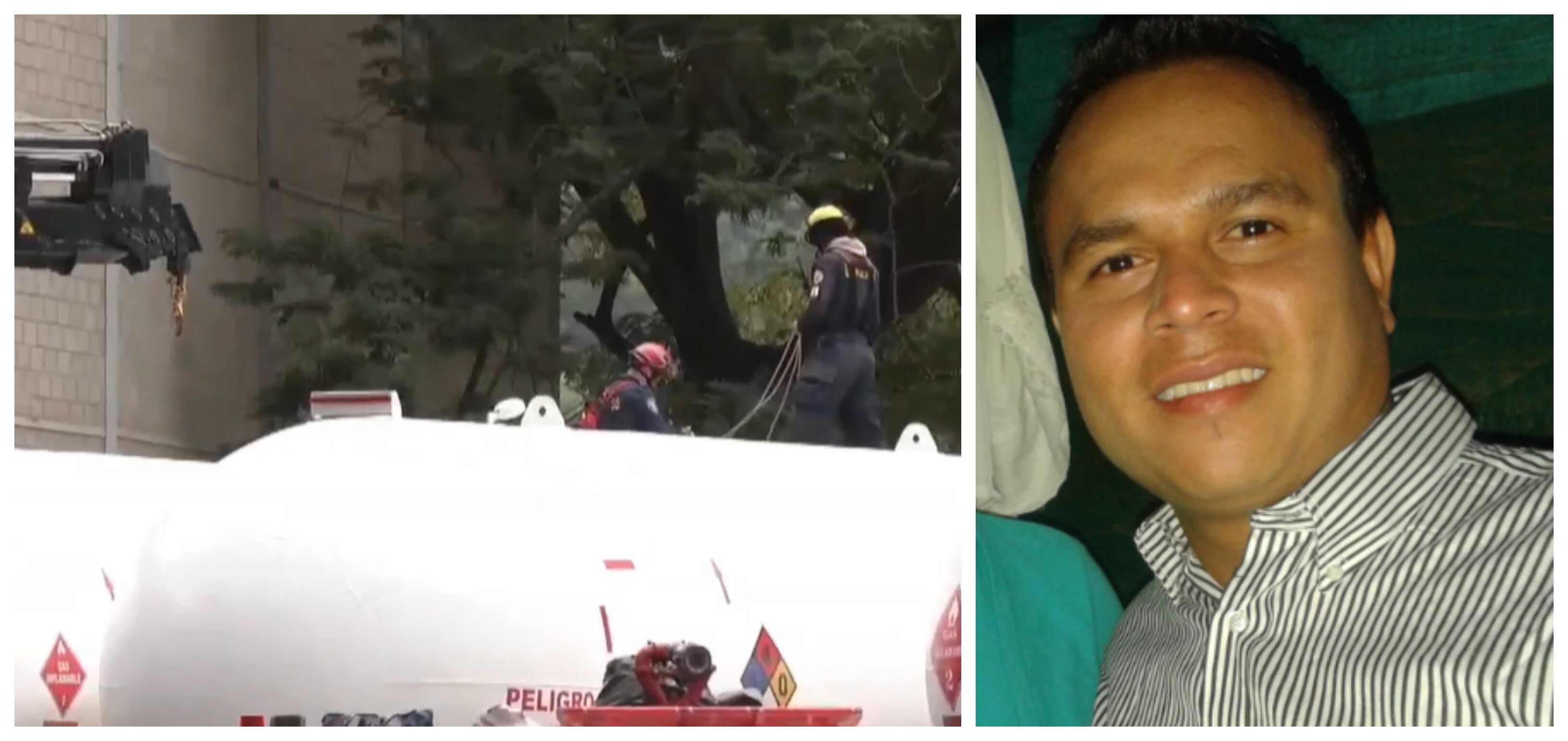 Nelson Lascarro Mora, de 34 años, murió junto a su sobrino Carlos Daniel al intentar salvar a un trabajador en una explosión en un camión cisterna en Girón, Santander.