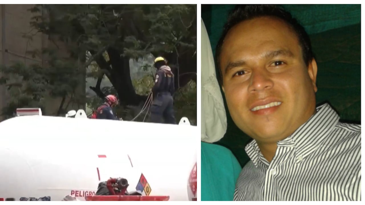 Nelson Lascarro Mora, de 34 años, murió junto a su sobrino Carlos Daniel al intentar salvar a un trabajador en una explosión en un camión cisterna en Girón, Santander.