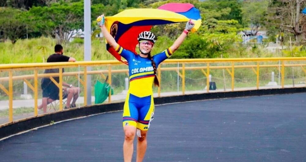 Laura Gómez Quintero, integrante de la Selección Colombia de Patinaje.