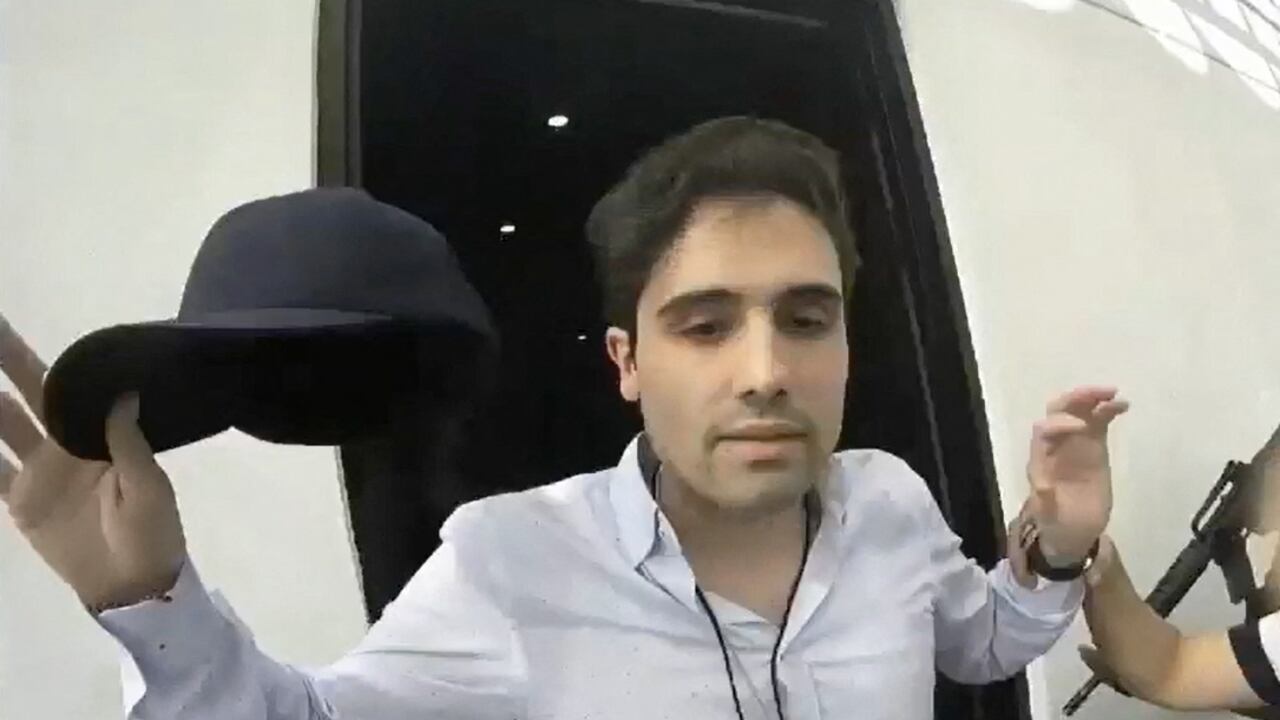 Ovidio Guzmán, uno de los hijos de Joaquín "Chapo" Guzmán.