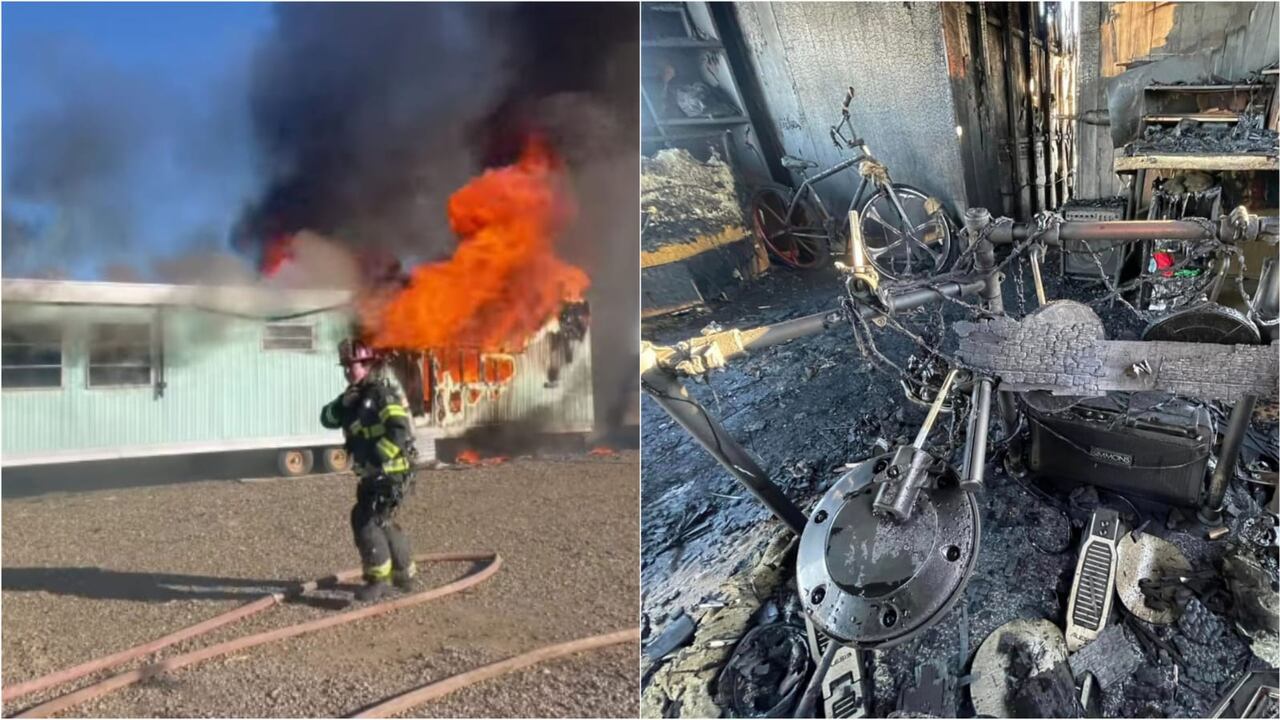 Joven colombiano pide ayuda para empezar de nuevo, luego de incendio en California, EE.UU.