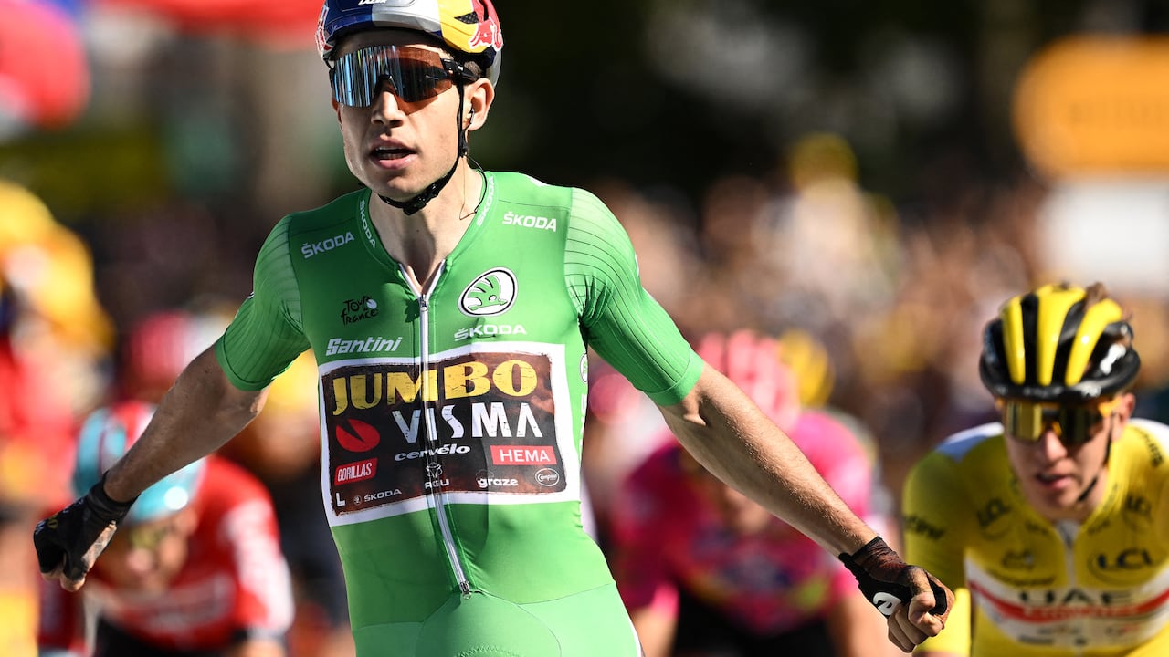 Wout van Aert se llevó la etapa 8 y la segunda a título personal en esta edición del Tour de Francia 2022