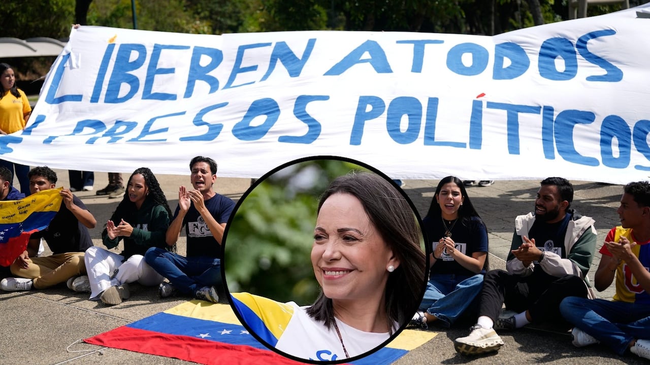 María corina Machado se mostró orgullosa por las más recientes manifestaciones en Caracas