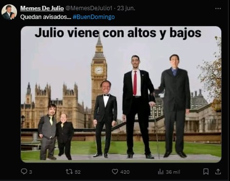 Memes de julio.