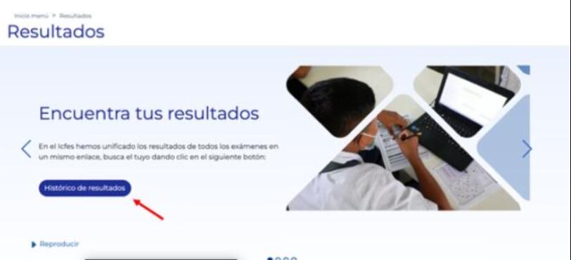 Debe ingresar la información requerida para acceder a sus resultados individuales.