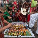 Chamanos peruanos lanzan hechizos y maldiciones contra la selección australiana de fútbol, de cara al partido de repechaje al Mundial de Catar 2022, el próximo 13 de junio