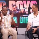 DORAL, FLORIDA - JUNE 05: Martin Lawrence and Will Smith are seen on the set of "En Casa con Telemundo" at Telemundo Center on June 05, 2024 in Doral, Florida. (Photo by Alexander Tamargo/Getty Images)