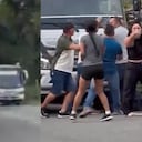 Caravana por la celebración de la Virgen del Carmen terminó en pelea entre conductores.