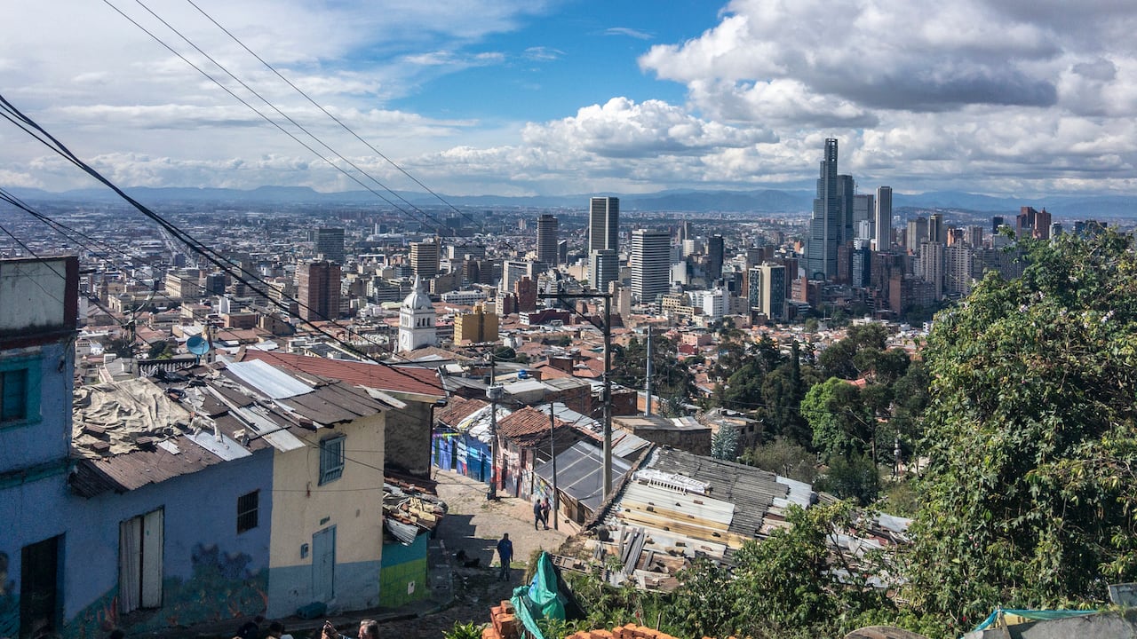Panorámica de Bogotá desde el barrio Egipto