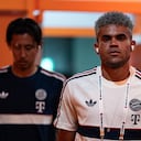 Luis Díaz llegando al World Cup Stadium de Jeju, en Corea del Sur.