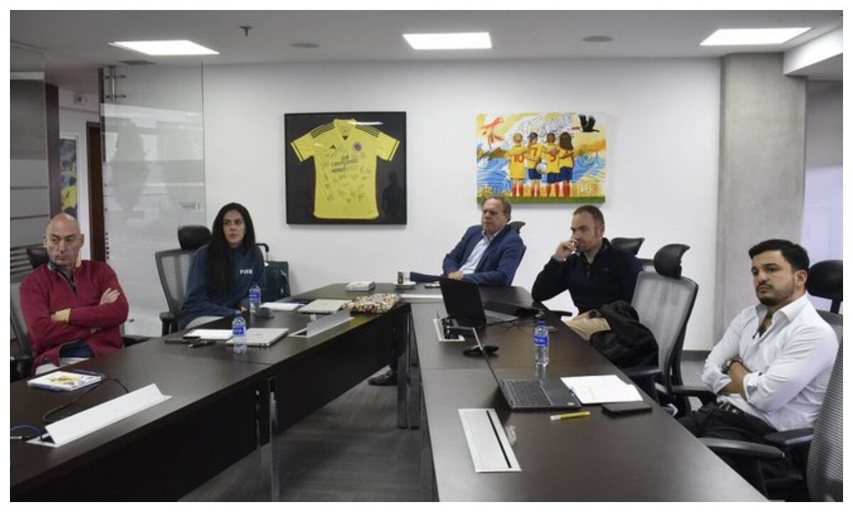 Jaime Yarza (Tournaments Director), Marina San Miguel (Youth Tournaments) y Marely Flores (Senior Womens Tournaments Manager), delegados Fifa