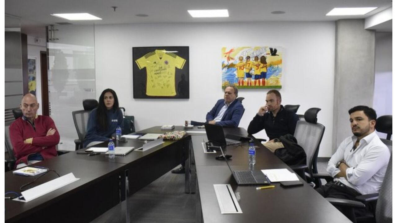 Jaime Yarza (Tournaments Director), Marina San Miguel (Youth Tournaments) y Marely Flores (Senior Womens Tournaments Manager), delegados Fifa