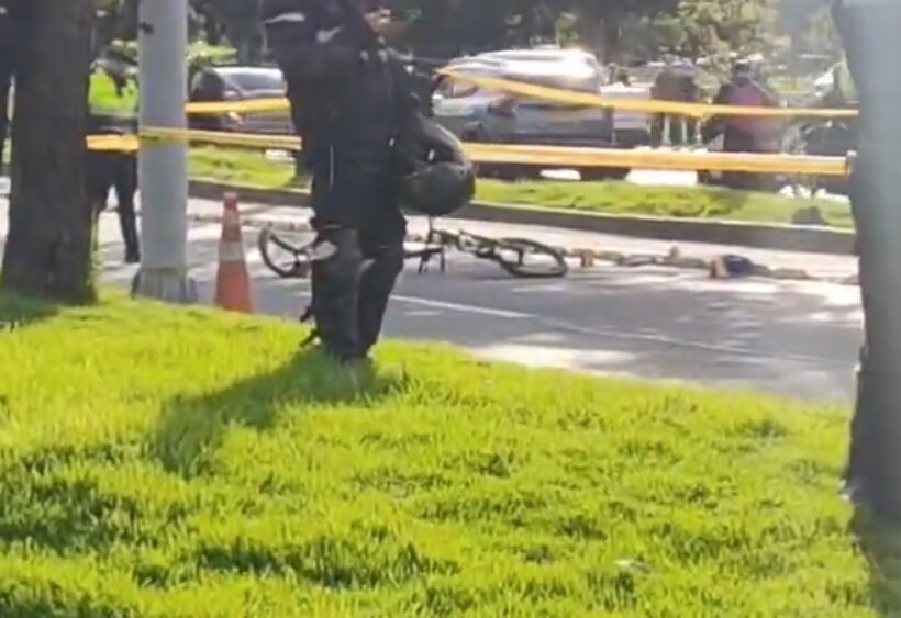 El accidente de tránsito este viernes 10 de abril.