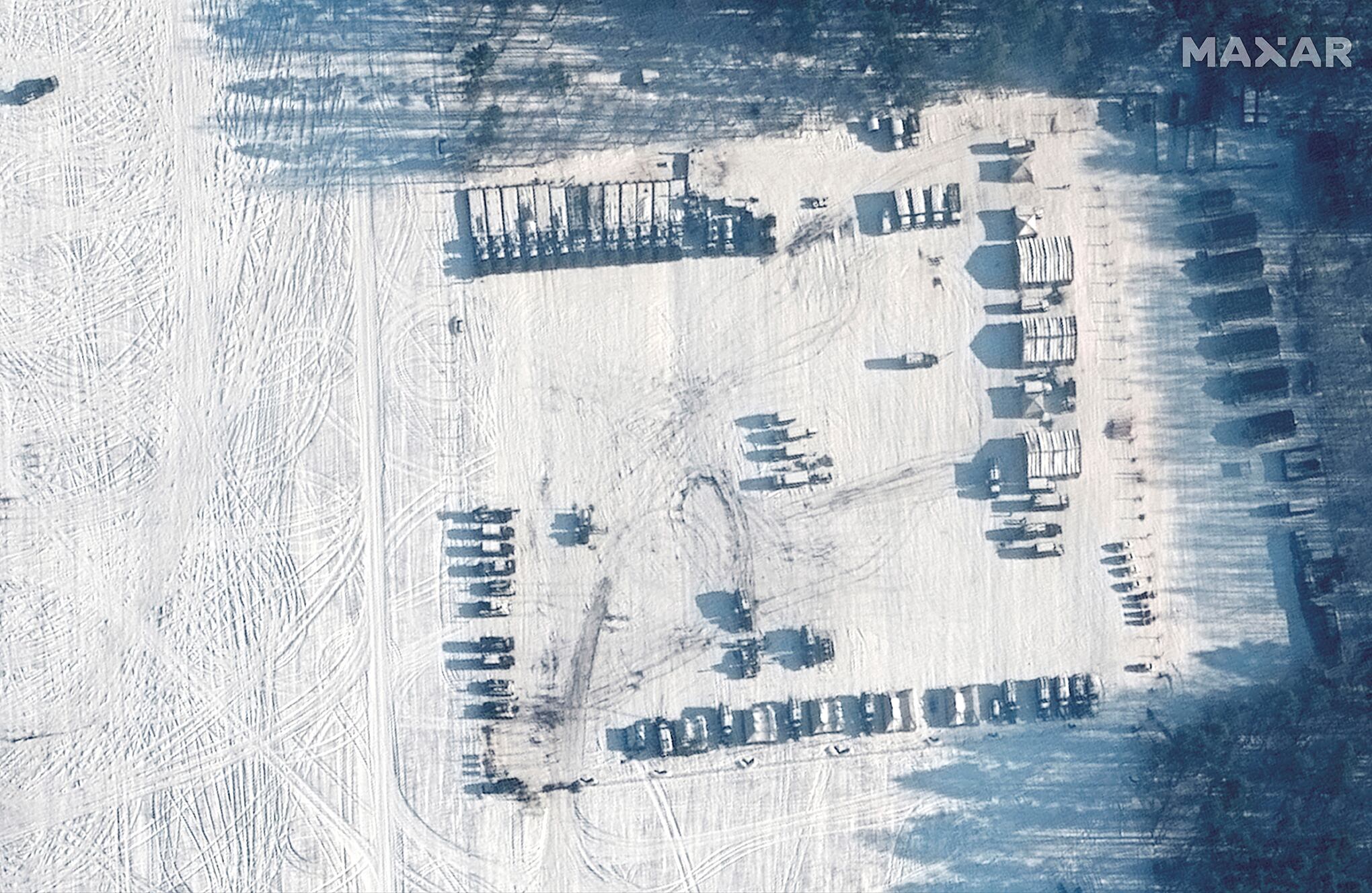 En imágenes : fuerzas rusas cerca de Ucrania