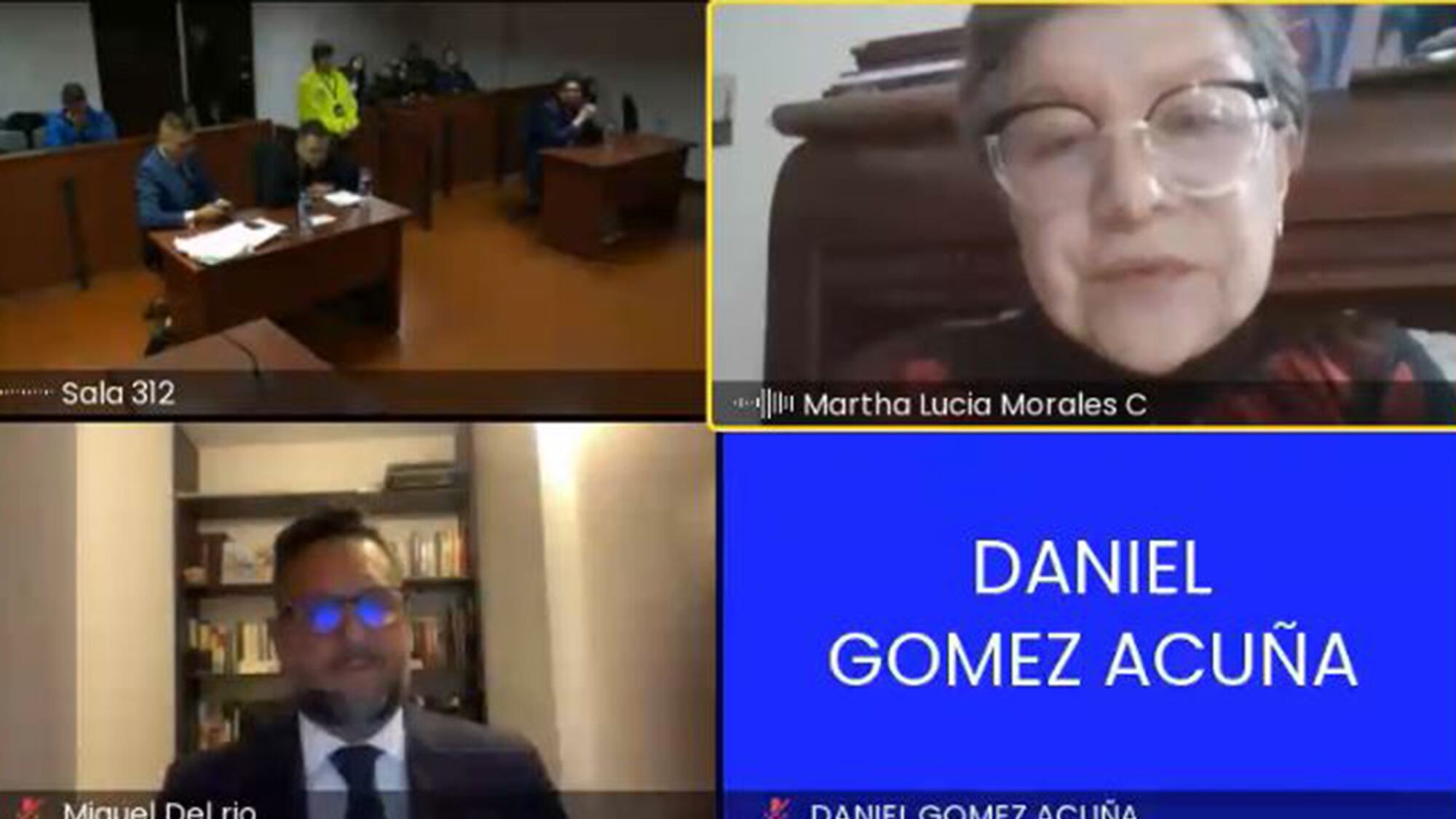 John Poulos y traductora