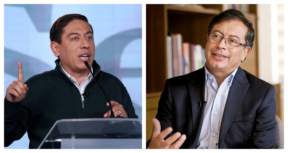 Carlos Amaya y Gustavo Petro.