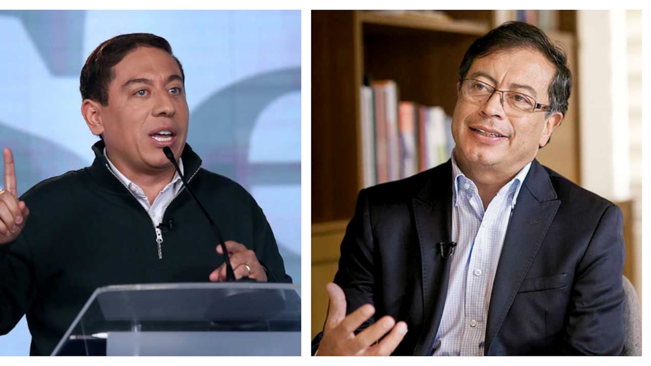 Carlos Amaya y Gustavo Petro.