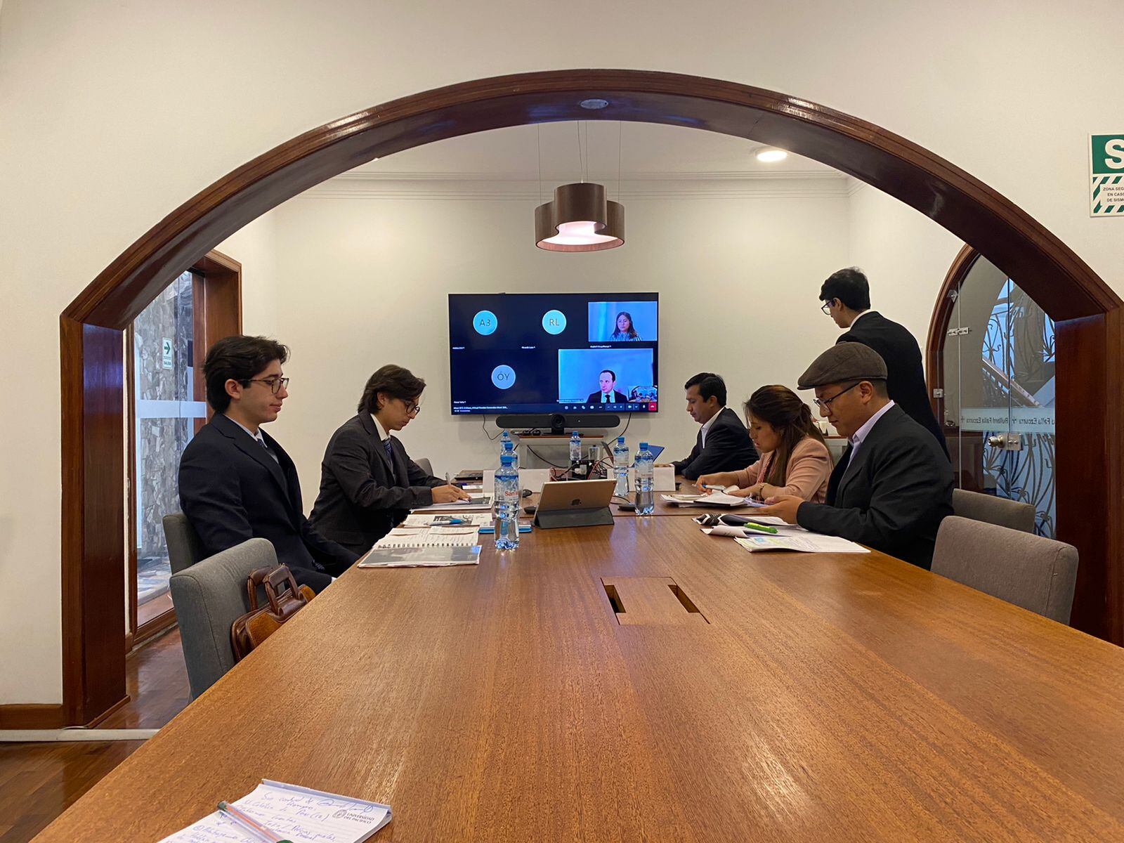 Estudiantes de derecho Universidad Javeriana