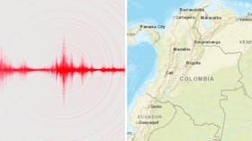 El movimiento fue registrado a las 11:19 de la mañana, según el reporte del SGC.
