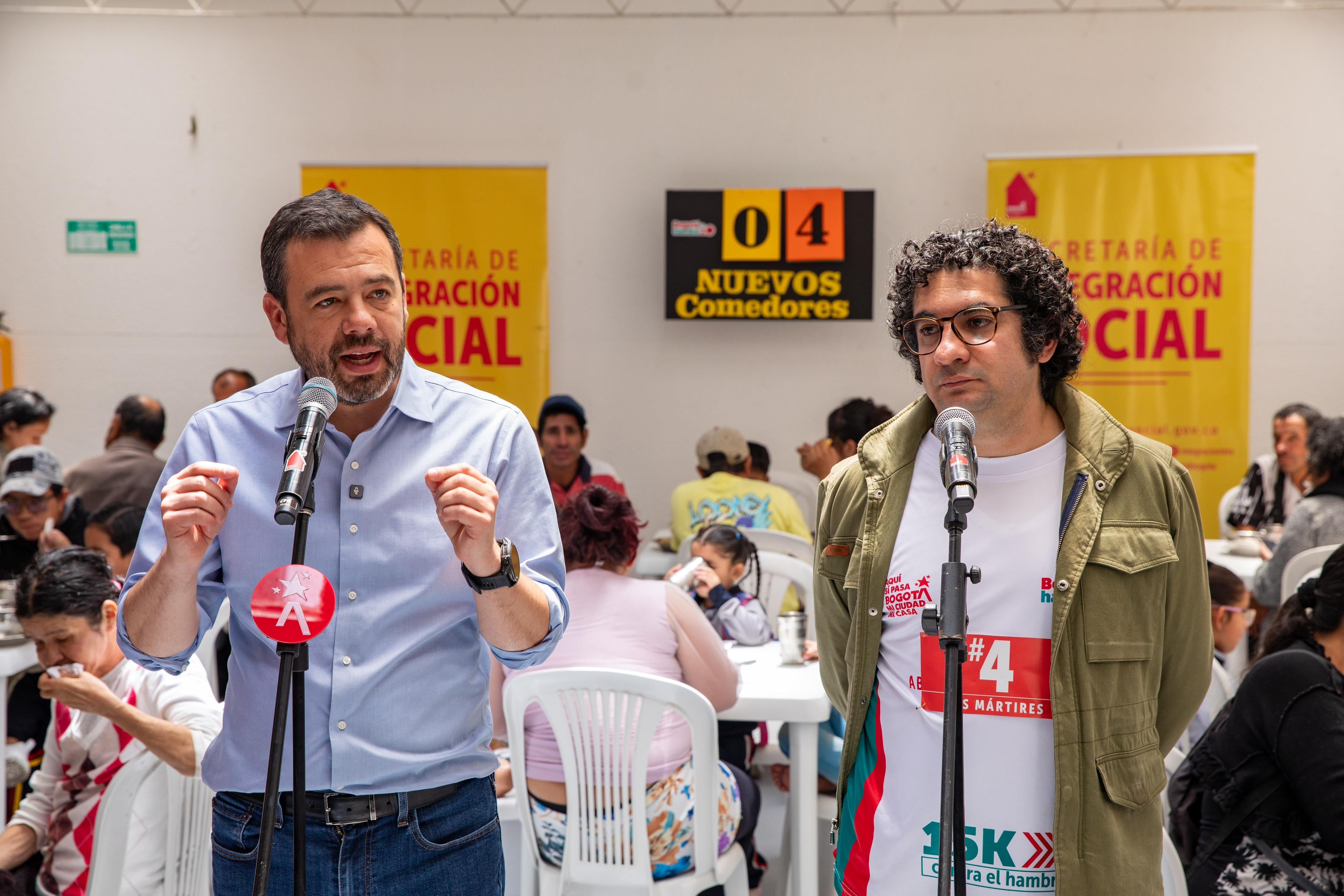 Bogotá abrió 12 nuevos comedores comunitarios.