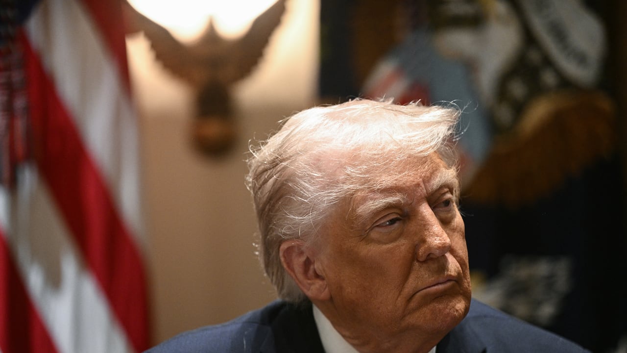 El presidente Donald Trump, hizo el anuncio este lunes. Foto: AFP / El País.