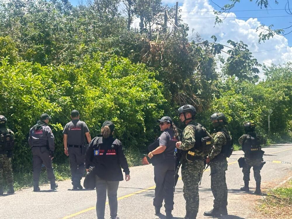 Zona donde dejaron abandonadas las armas Los Costeños.