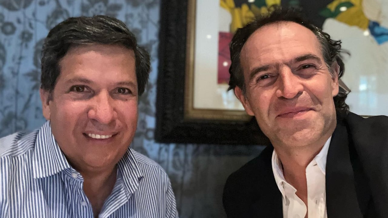 Rodrigo Lara y Federico Gutiérrez se volvieron a encontrar después de la campaña presidencial.