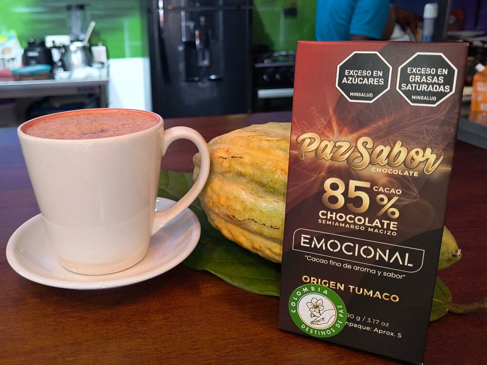 En la costa pacífica se produjeron 40 toneladas de cacao en 2024, de las cuales, una parte se destinó a la elaboración de productos Paz Sabor.