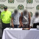 Los presuntos asesinos de María Camila Potosí que fueron capturados.