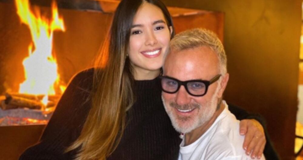 Gianluca Vacchi y Sharon Fonseca