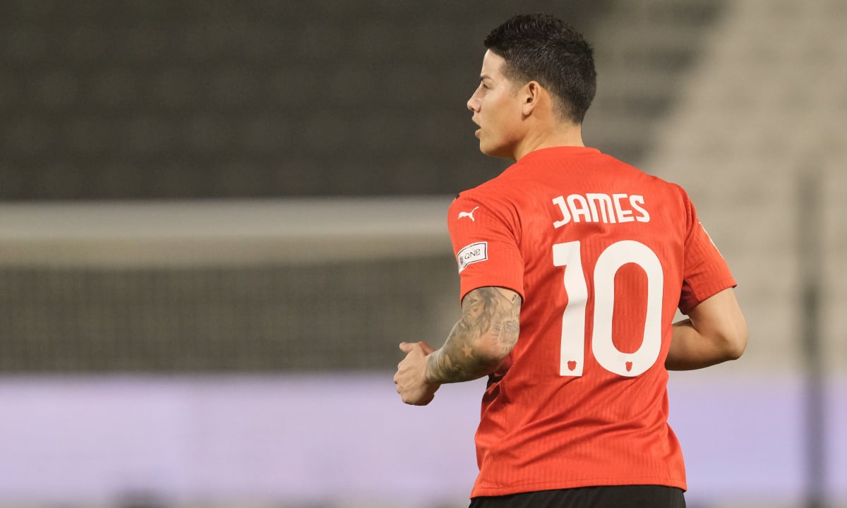 James Rodríguez, Al-Rayyan. Foto: Getty Images/Simon Holmes/NurPhoto