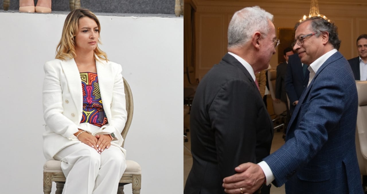 Andrea Petro Álvaro Uribe y Gustavo Petro