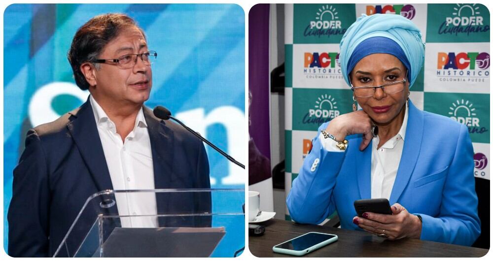 Gustavo Petro y Piedad Córdoba