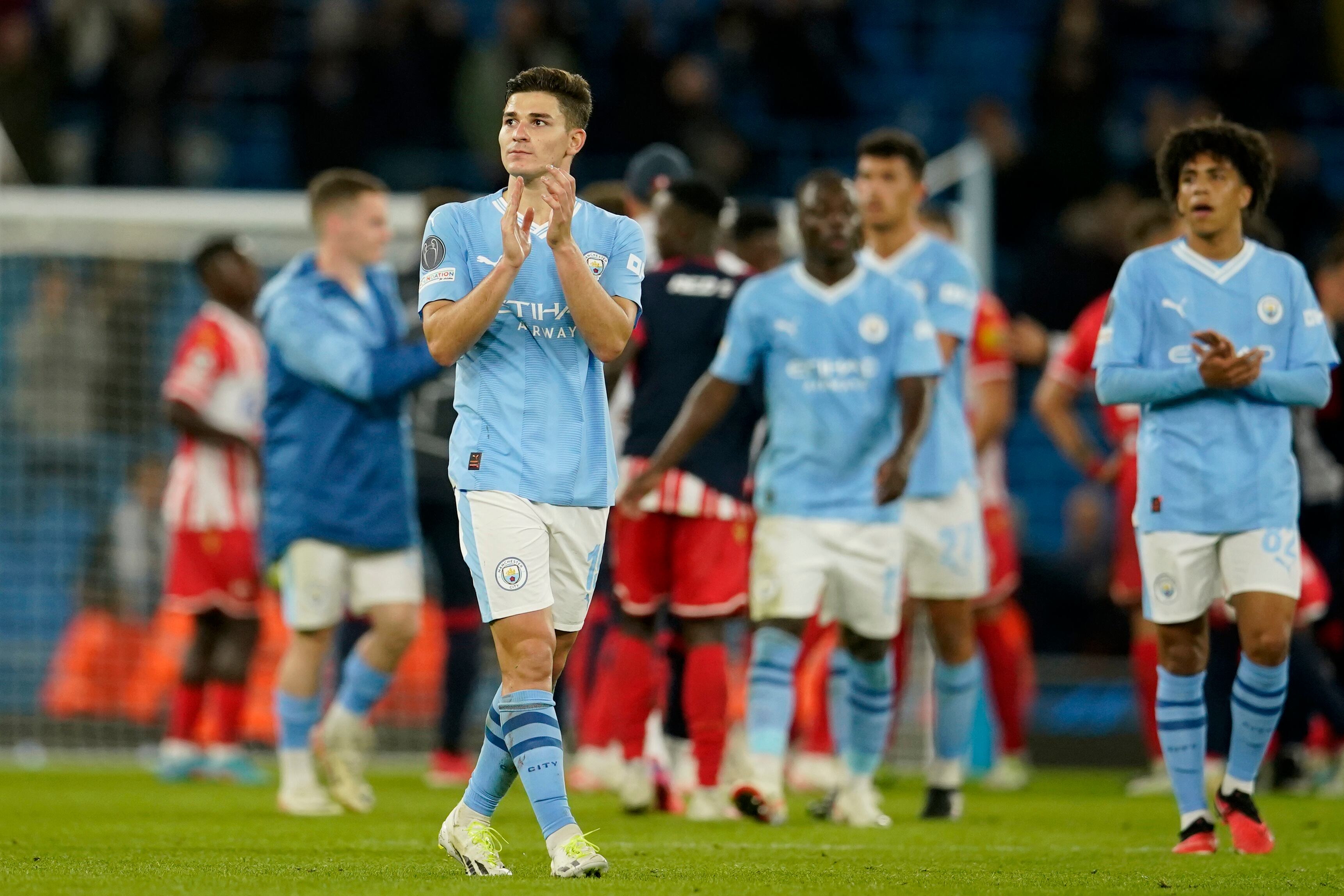 Imagen de la victoria del Manchester City sobre Estrella Roja por la primera jornada de la Champions League 2023-2024