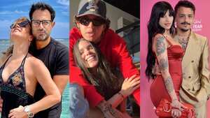 Estas son algunas de las parejas que dieron por terminadas sus relaciones en el último año.