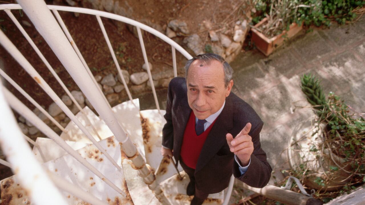 Leonardo Sciascia en Palermo, Italy. Foto: Vittoriano Rastelli/CORBIS/Corbis via Getty Images