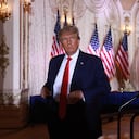 Tras rechazar la decisión de la Corte Suprema de Justicia, el expresidente Donald Trump aprovechó para revivir su teoría de la conspiración sobre los resultados de las elecciones presidenciales de 2020. (Photo by JOE RAEDLE / GETTY IMAGES NORTH AMERICA / AFP)