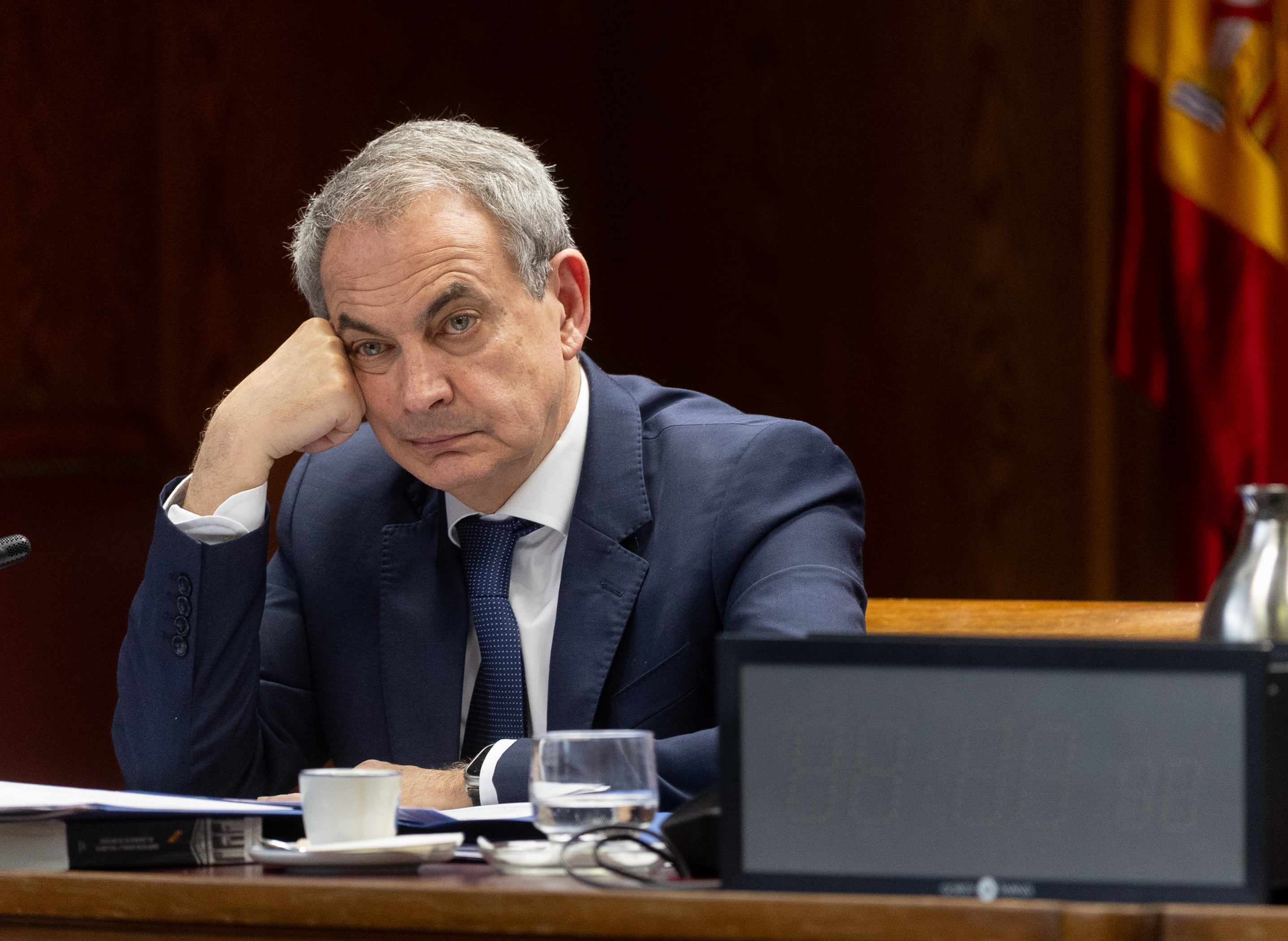 El expresidente del Gobierno, José Luis Rodríguez Zapatero, comparece ante la Comisión de Investigación del caso Koldo en el Senado, el 2 de marzo de 2026
