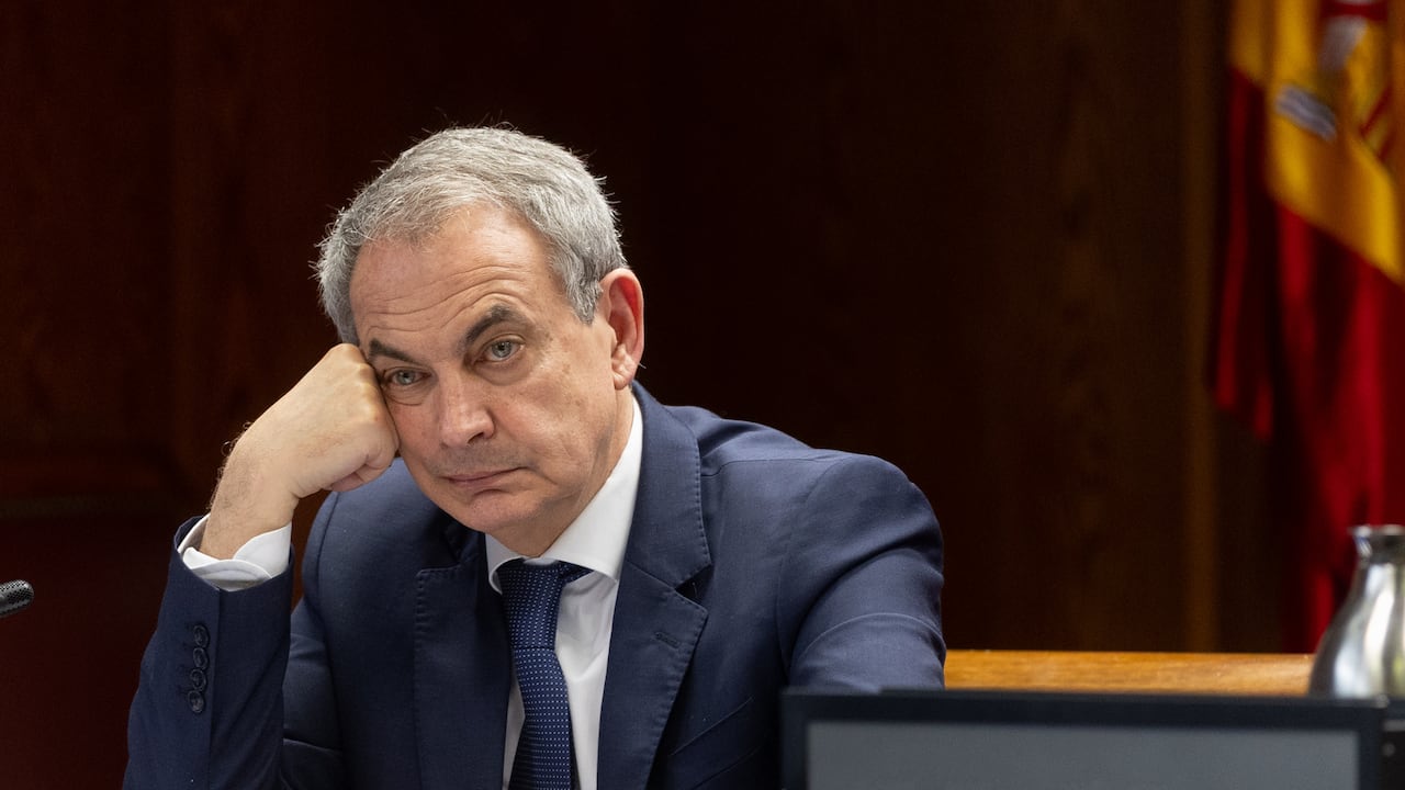 El expresidente del Gobierno, José Luis Rodríguez Zapatero, comparece ante la Comisión de Investigación del caso Koldo en el Senado, el 2 de marzo de 2026.