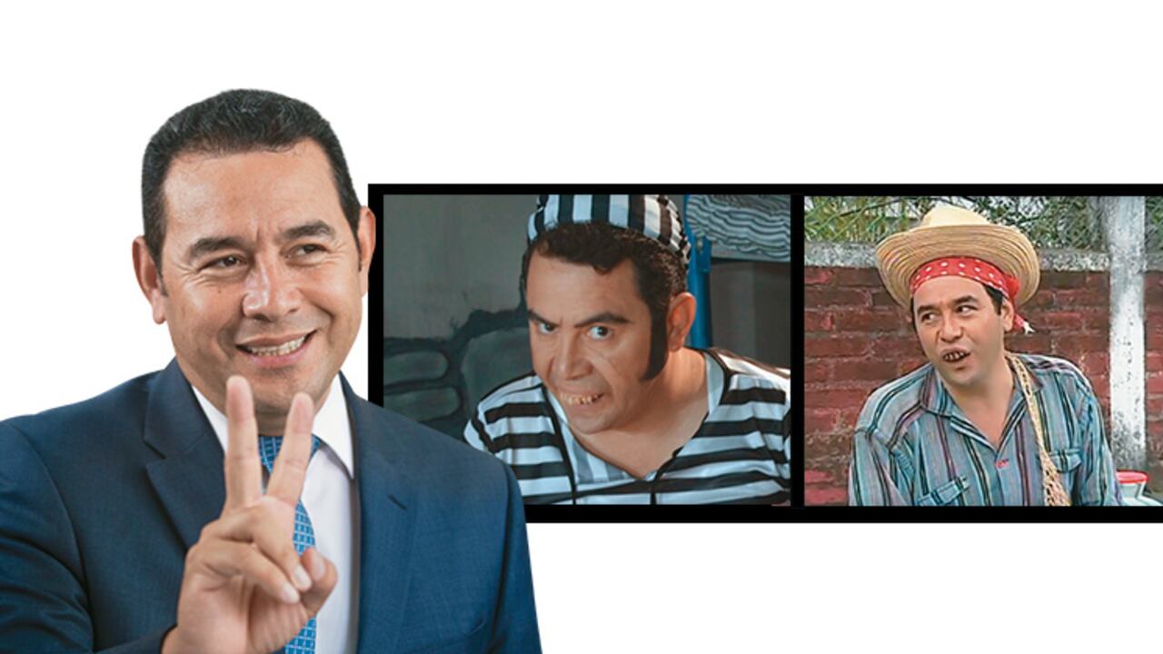 Jimmy Morales aprovechó sus dotes de comediante para ganarse la aprobación del electorado. “Por varios años los hice reír y ahora como presidente no los haré llorar”, promete él.