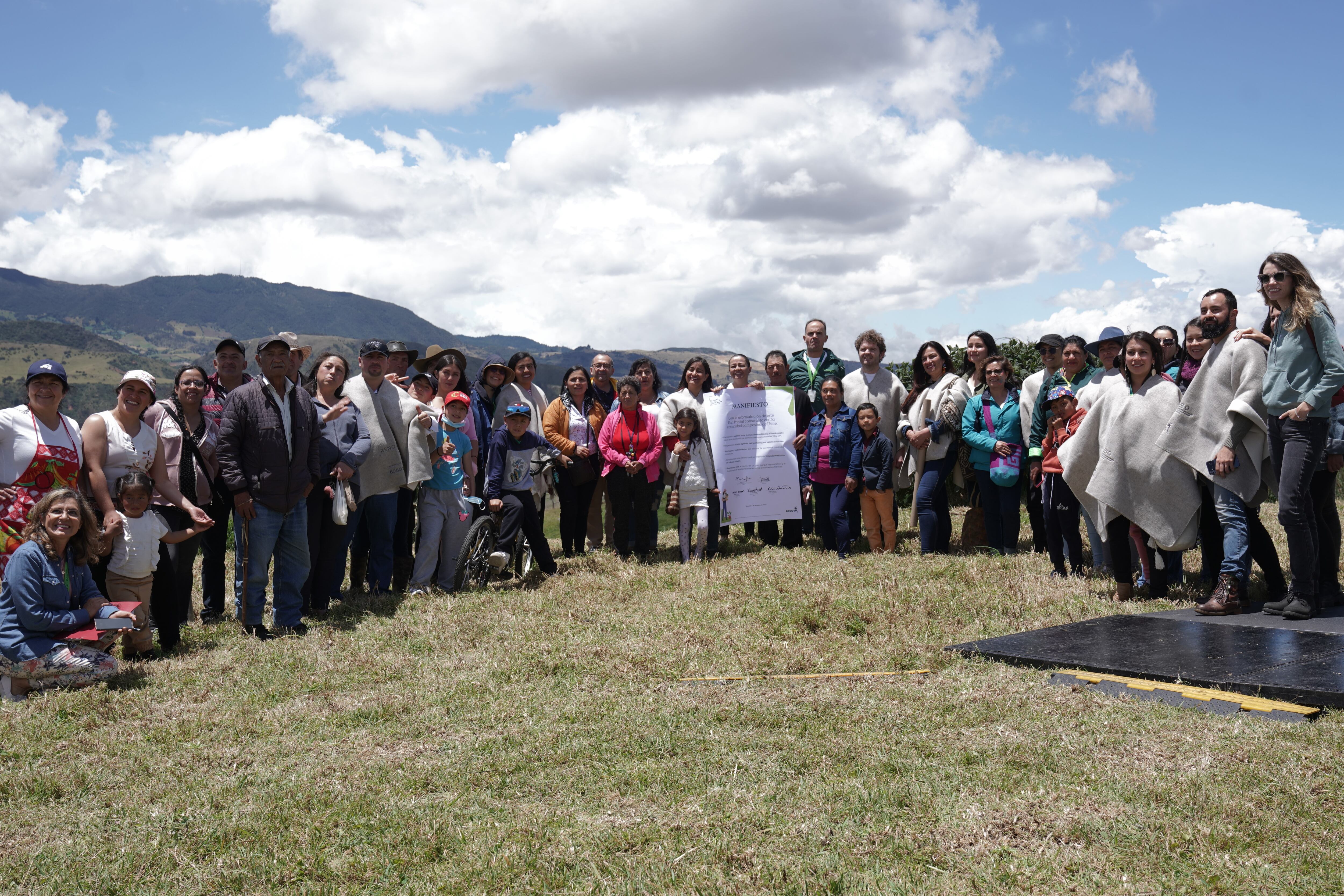 La modificación al plan parcial se concertó con la comunidad campesina de Usme