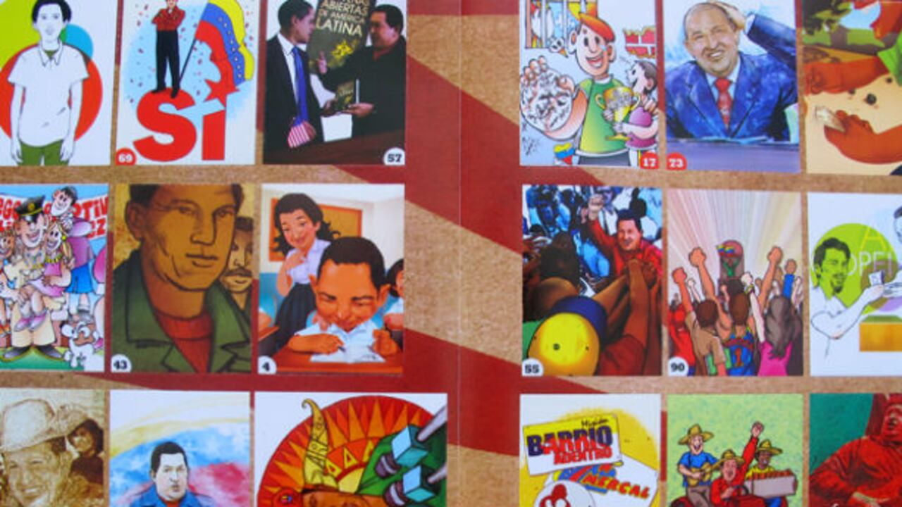 Unas 50.000 copias del álbum de Chávez fueron repartidas en la capital venezolana. Foto: Épale CCS.