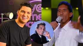 Elder Dayán Díaz reaccionó al imitador de su padre en 'Yo me llamo'.