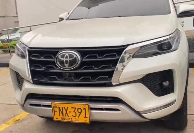 La camioneta tenía otra placa de Bogotá
