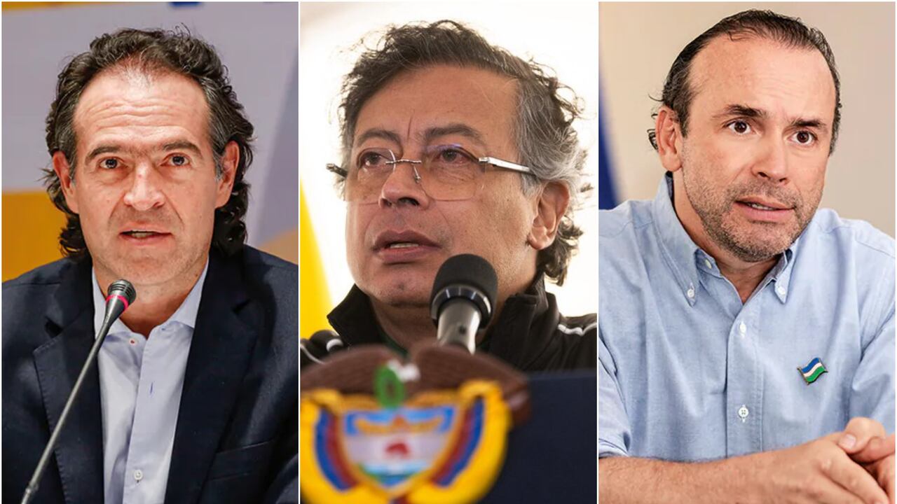 Federico Gutiérrez, Gustavo Petro, Alejandro Eder
