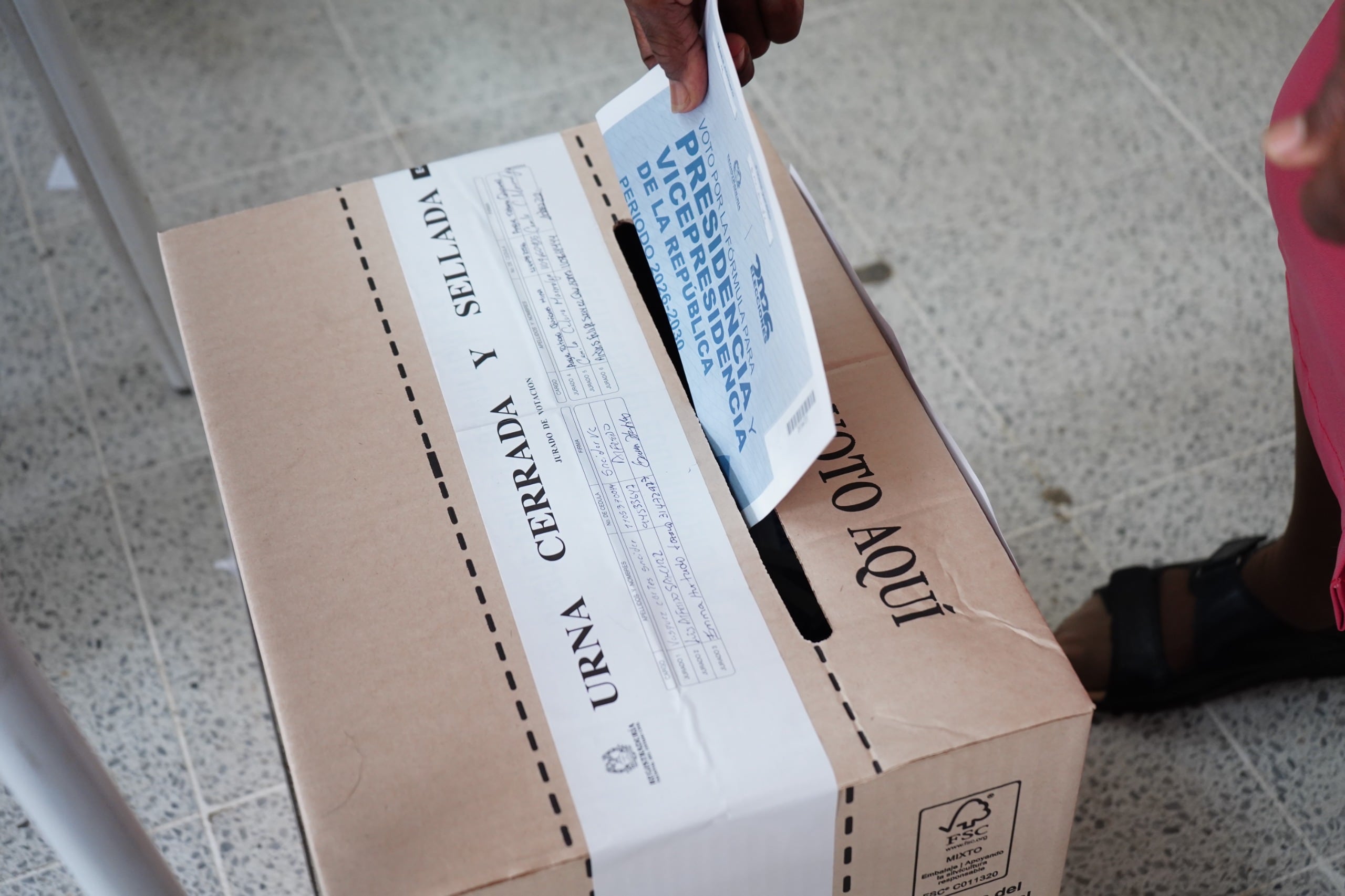 Elecciones presidenciales, votación en la ciudad de Cali