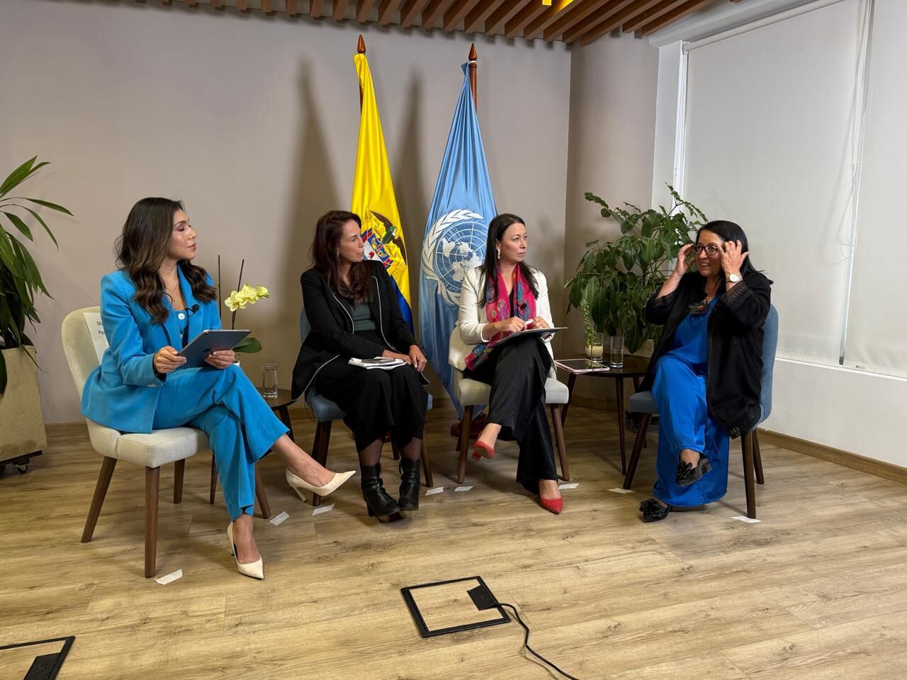 La Mesa de Género de la Cooperación Internacional, ONU Mujeres y la Embajada de Suecia en Colombia realizaron el webinar  “Soluciones para ellas: Mujeres en política sin violencias”,