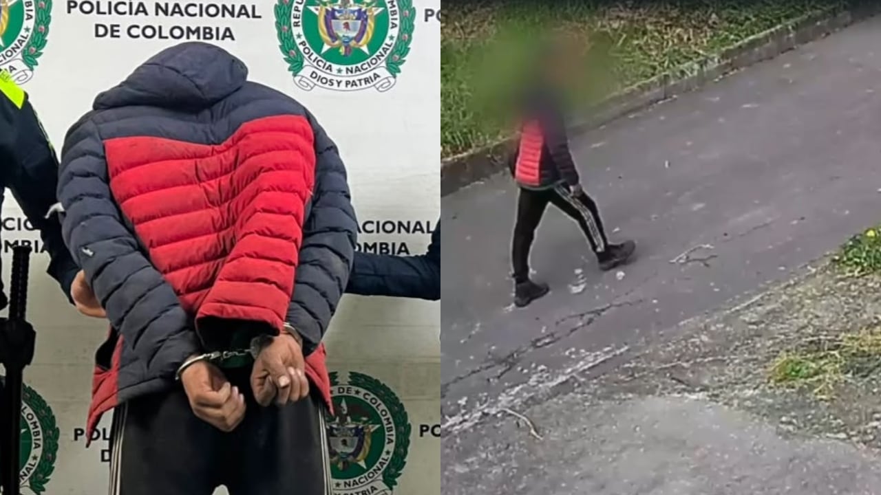 El momento en el que capturaron al sujeto y cuando presuntamente cometió el crimen.