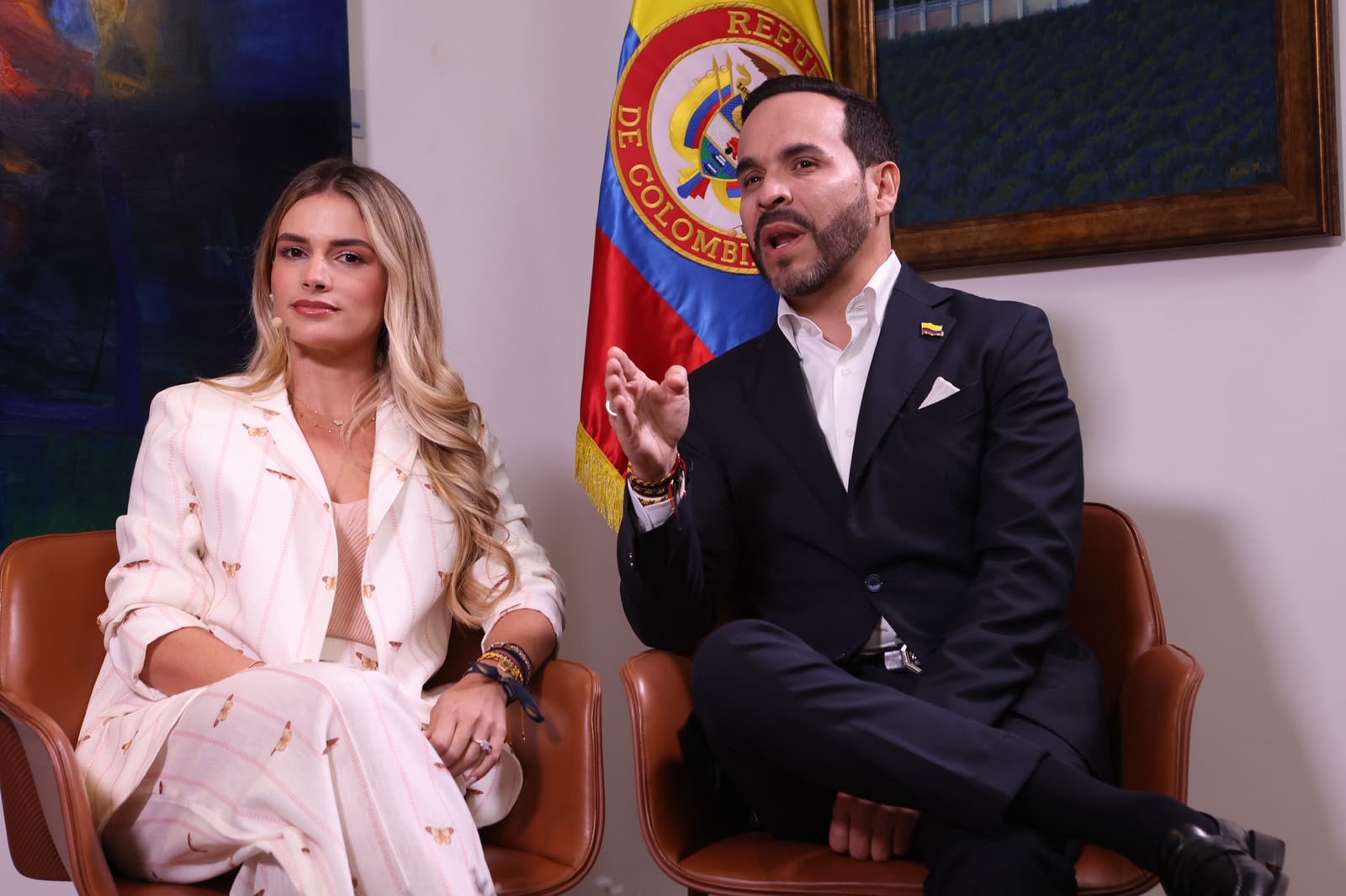 Abelardo De La Espriella y su esposa Ana Lucía Pineda